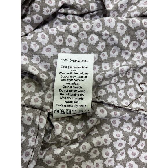 Matteau 'Shirred' Blue Peasant Mini Dress Size 3 - Picture 5 of 5